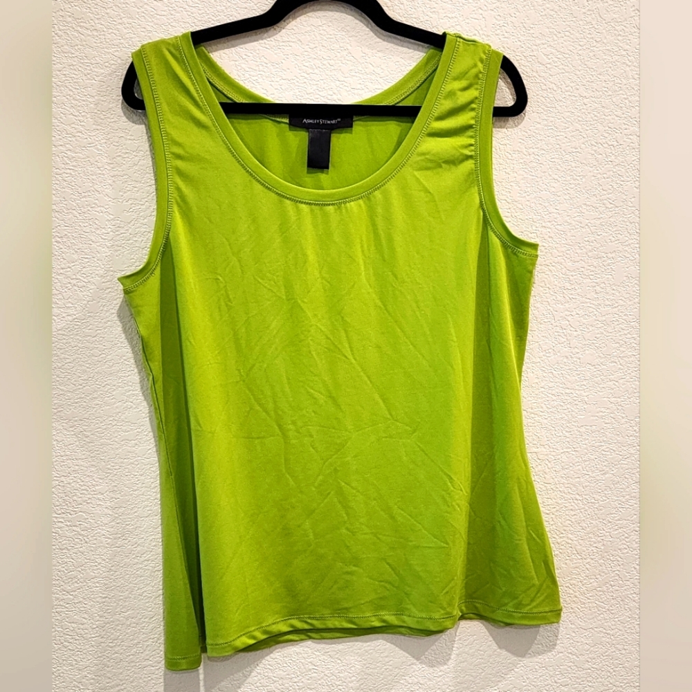 Ashley Stewart cami top lime green